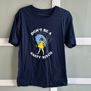 Navy Tee “Don’t be a Salty B”